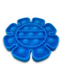 Pop Fidget Toy Blue Sunflower - Blue Flower Popping Toy